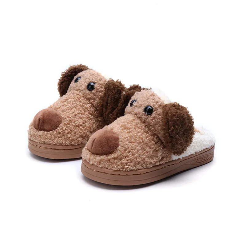 Pantoufle Enfant Пёс из мультфильма дети Шлёпанцы для женщин детей Обувь зимние теплые