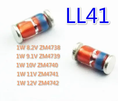 100 шт. 1 Вт LL41 зенеровский диод 8 2 V 8V2 9 9V1 10V 11V 12V ZM4738 ZM4739 ZM4740 ZM4741 ZM4742 | Электроника
