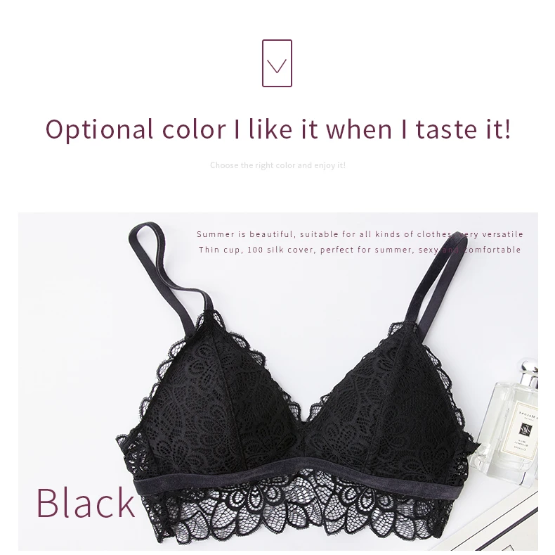 Французский стильное белье lace bralette puch вверх бюстгальтер нижнее белье; бюстгальтер femme сексуальный бюстгальтер треугольник sujetador женский бюстгальтер для женщин