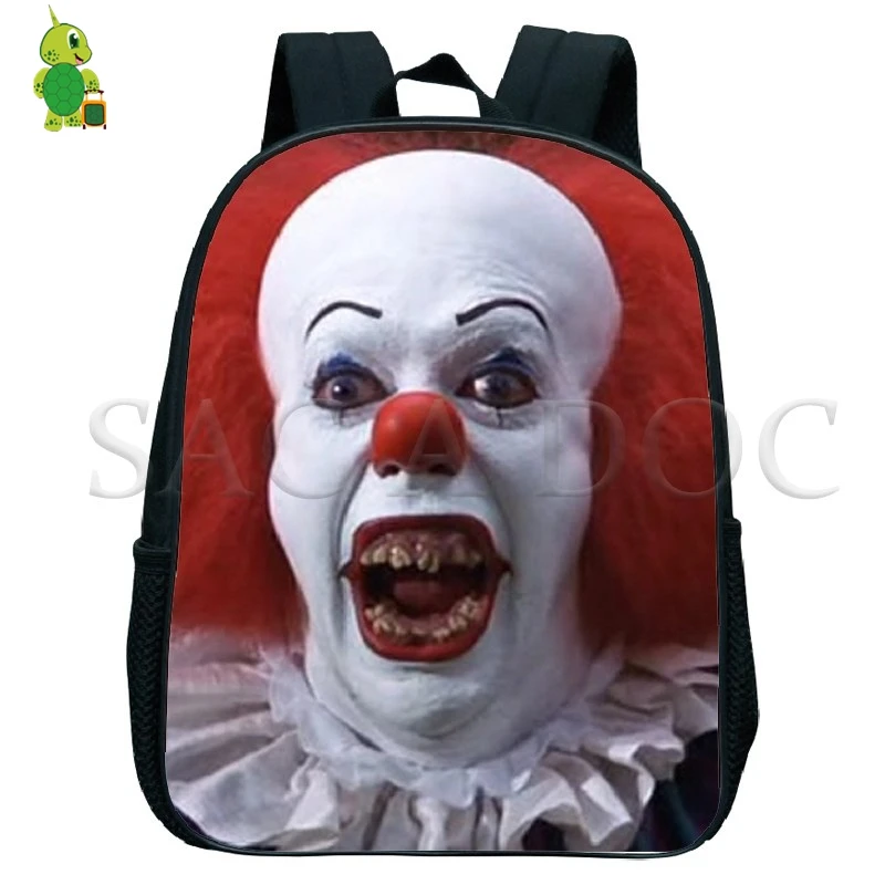 Pennywise рюкзак "Клоун" фильм ужасов клоун детские маленькие сумки детские школьные сумки для мальчиков и девочек рюкзак для начальной школы