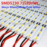 5730 led bar light non waterproof 5730 smd 72ledsmt led rigid strip dc12v 5730 led tube hard led strip lamp dhl free shipping