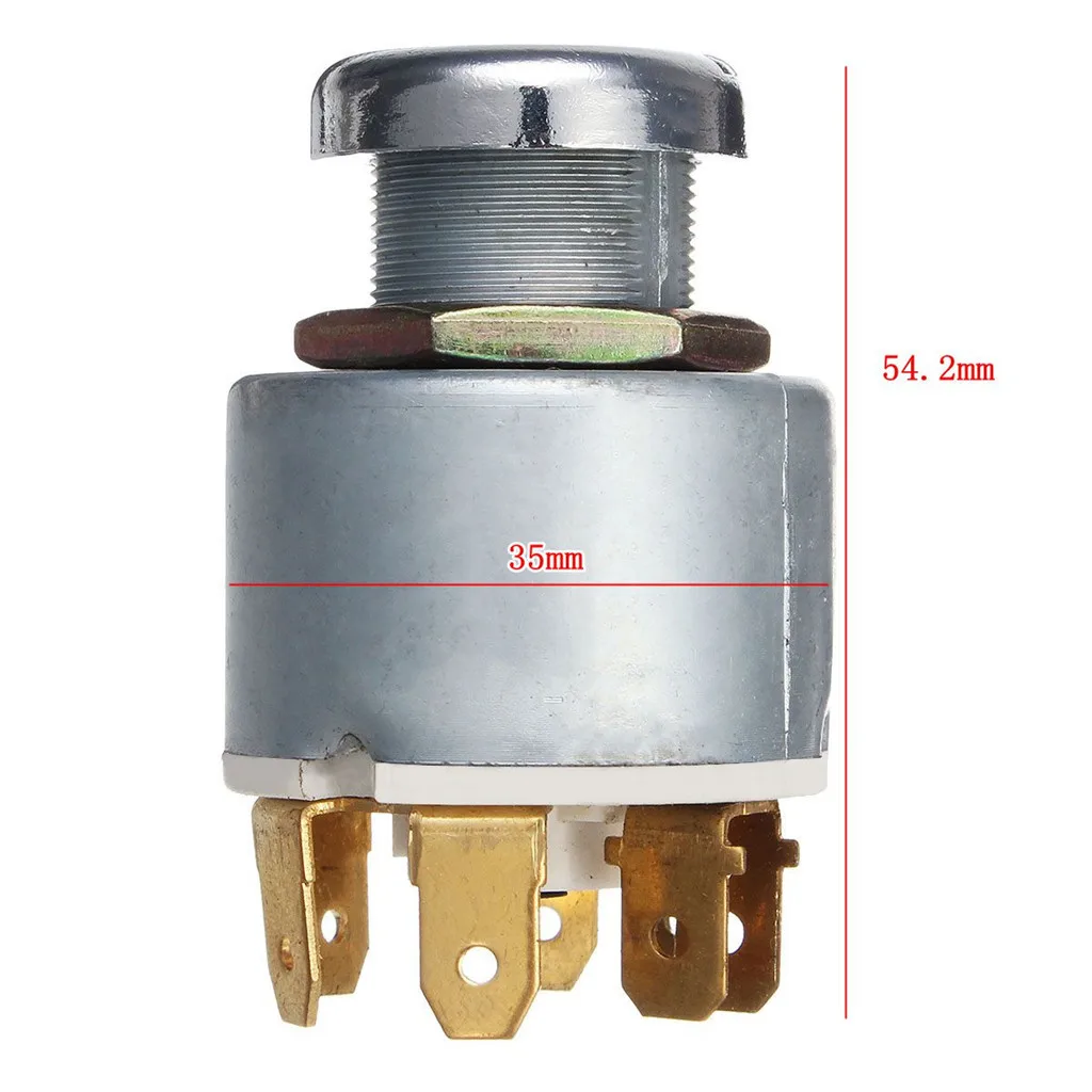 12 В 4 Универсальный мотоцикл автомобиль лодочный Замок зажигания цилиндр