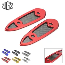 Пара алюминиевых карбоновых зеркал заднего вида для мотоцикла CNC