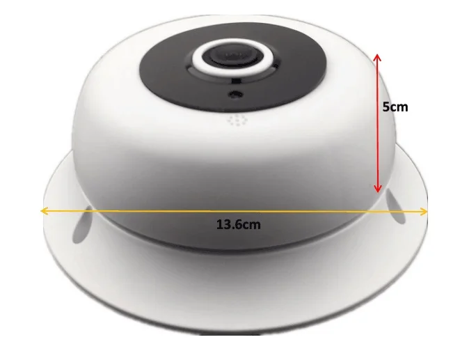 Панорама рыбий глаз интегрированная ip камера 1080P 25fps XM530 + Sony IMX307 180 градусов H.265