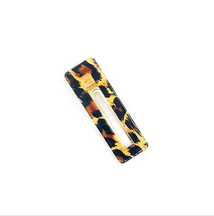 Leopard Square 3 2 шт. аксессуары для волос для женщин заколки для волос блестки Леопардовый принт шпильки для девочек Modis головные уборы заколки повязка на голову аксессуары - Цвет: Leopard Square 3