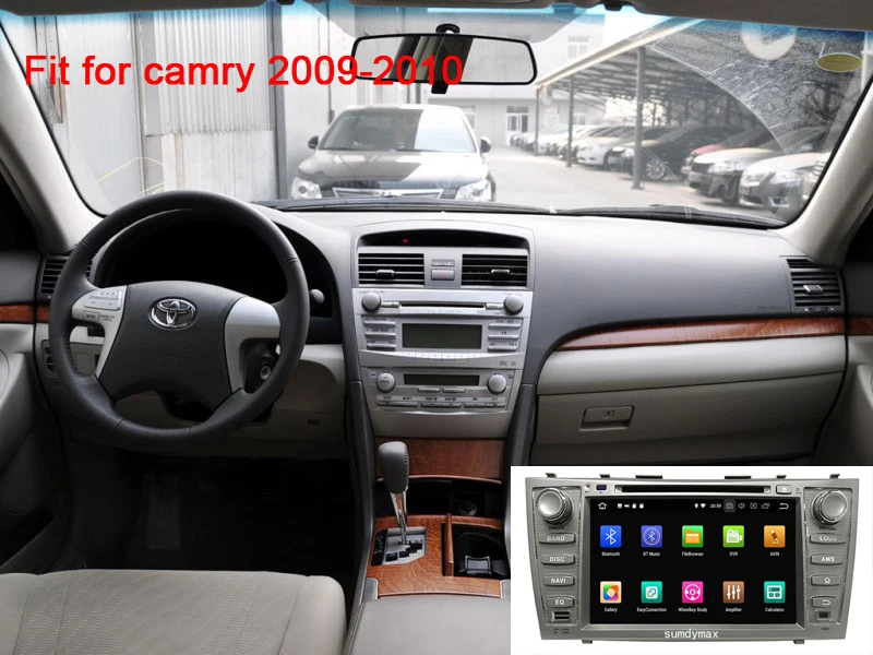 Автомобильный DVD-плеер 2 din 8 дюймов Android 10 0 для Toyota camry 2006-2011 с восьмиядерным
