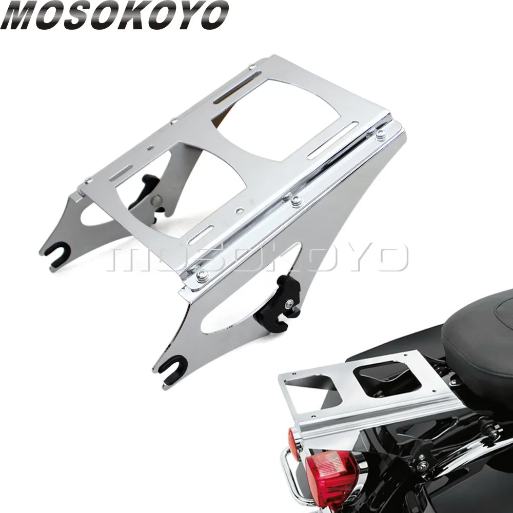 Для Harley Touring FLHR FLHRC FLHT FLHX FLTR 09 13 хромированный съемный 2 Up Tour Pak Pack багажная стойка