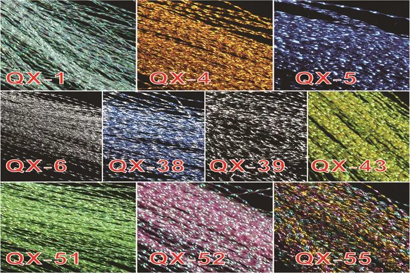 10 bagsfor 10 colors Maximumcatch 10 цветов для ловли нахлыстом, завязывающаяся кристальная вспышка, Jhook, мигающая леска для ловли нахлыстом, материал для завязывания - Цвет: 10 bagsfor 10 colors