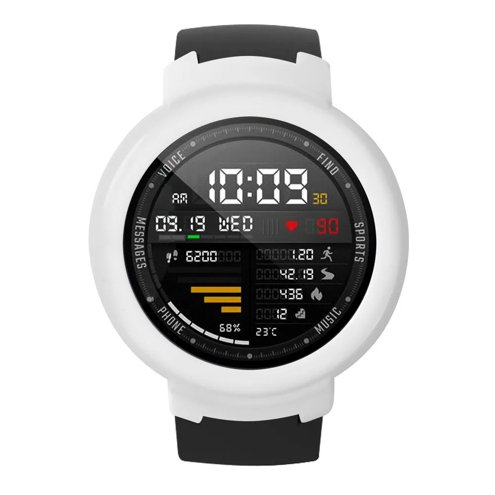 Ультра тонкий ПК жесткий защитный бампер полный Чехол для Huami Amazfit Verge Watachband
