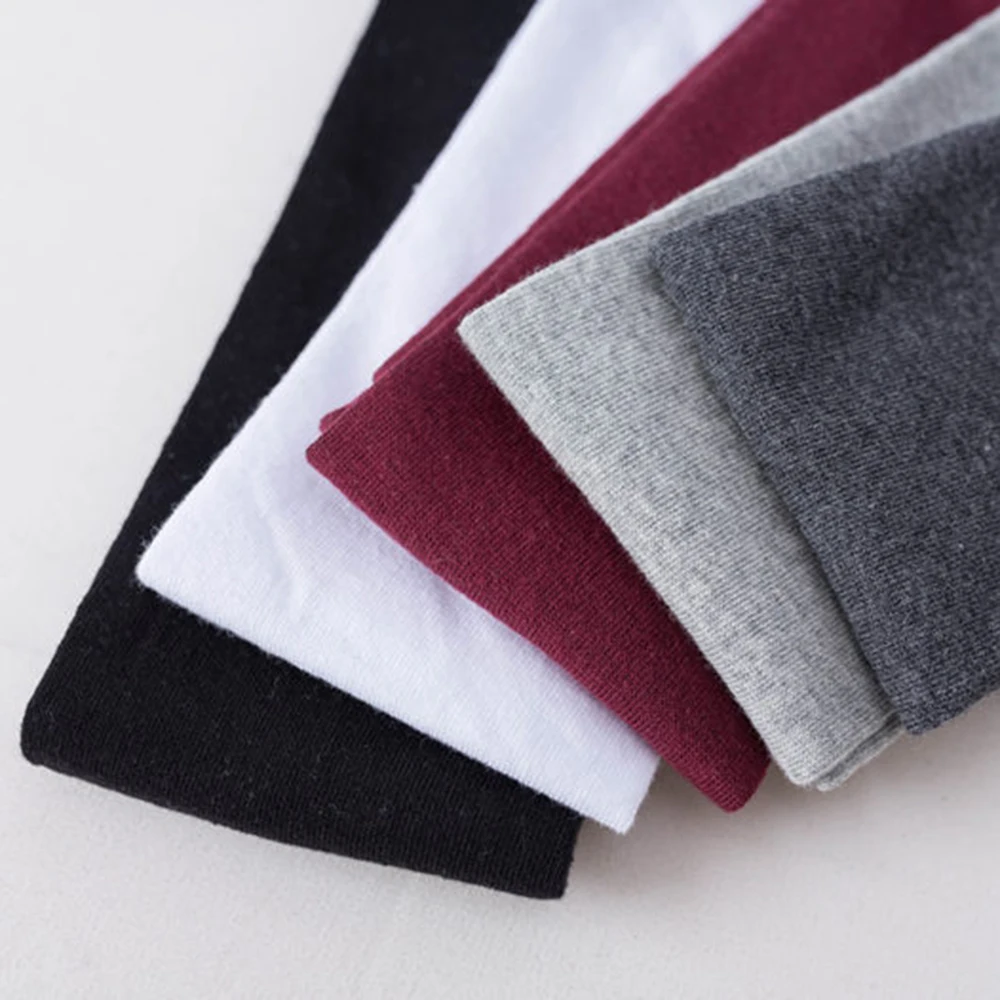 5 цветов женские осенние Хлопковые гольфы выше колена зимние теплые сексуальные
