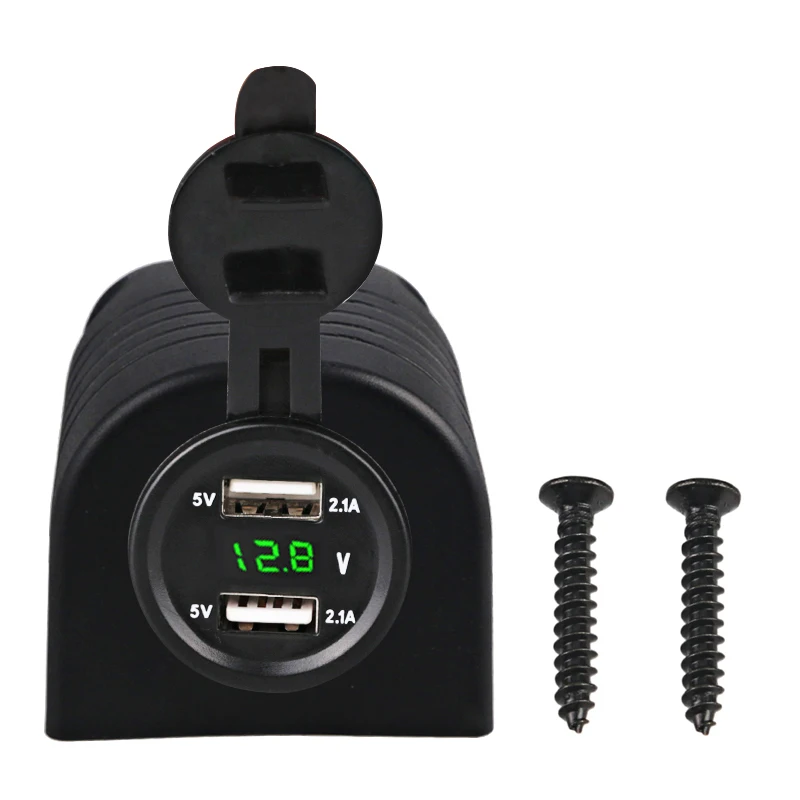 Автомобильное зарядное устройство FISHBERG с двумя USB портами 4 2 а/3 1 а 12 В|usb charger socket|usb