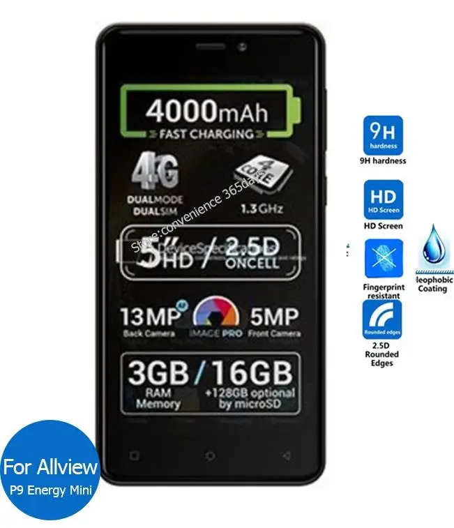 Для Allview P9 Energy Mini P6 LITE P7LIFE PLUS защита для экрана из закаленного стекла защитная