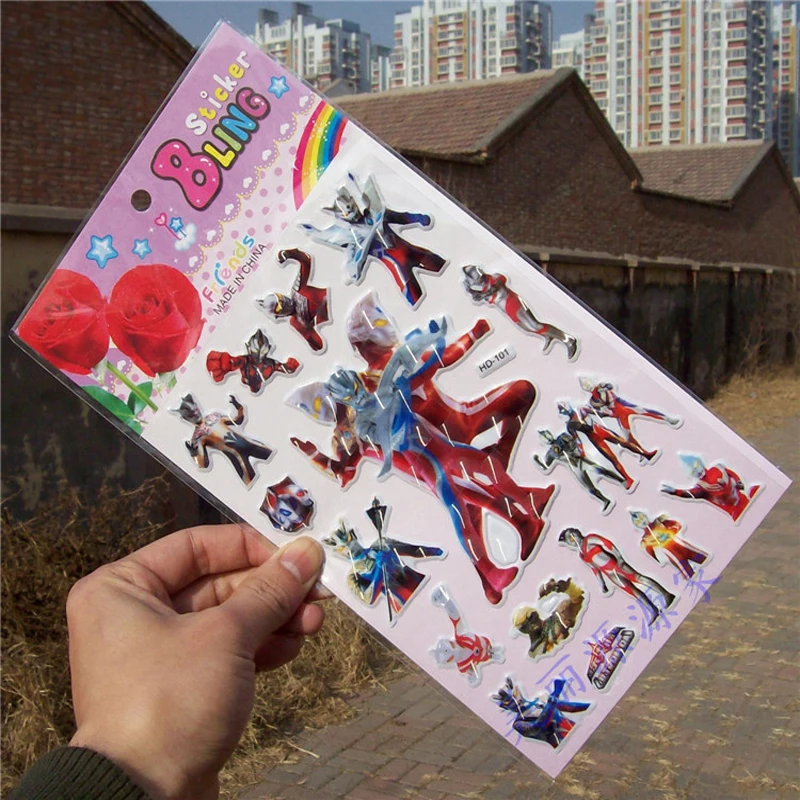 Ultraman ultman outman наклейка с украшениями 3D пузырьковые наклейки скрапбукинга для