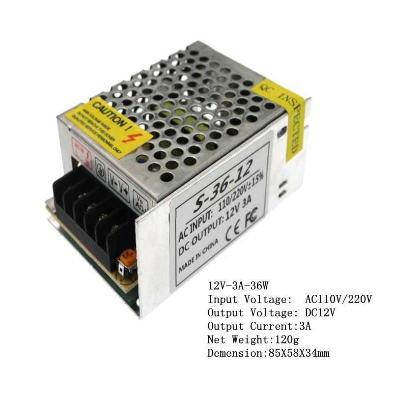 AC110V 220 V постоянного тока до DC5V 12 24 1A 2A 3A 5A 10A 15A 20A 30A 50A сплиттер адаптер драйвер