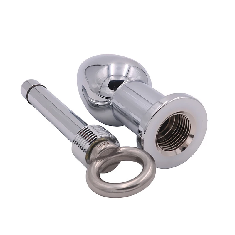 hollow metal Anal Douche butt plug Enema Cleaning anal Shower prostata massage Vaginal wash shower sex toys for couples | Красота и