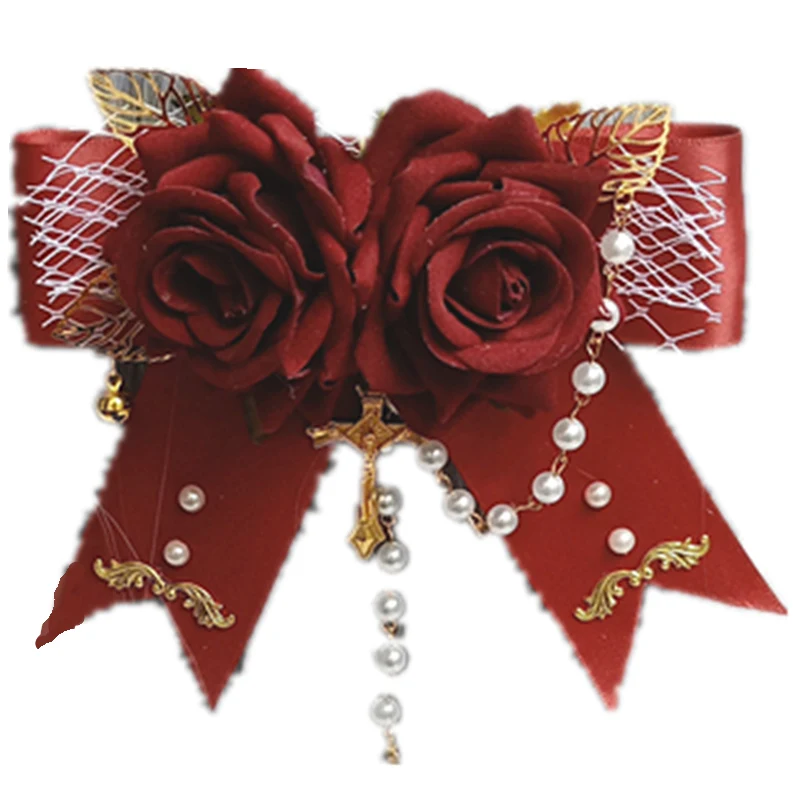 

1pc Lolita flower pill hairpin brooch side clip duckbill clip tea will gorgeous lolita skirt pin small things