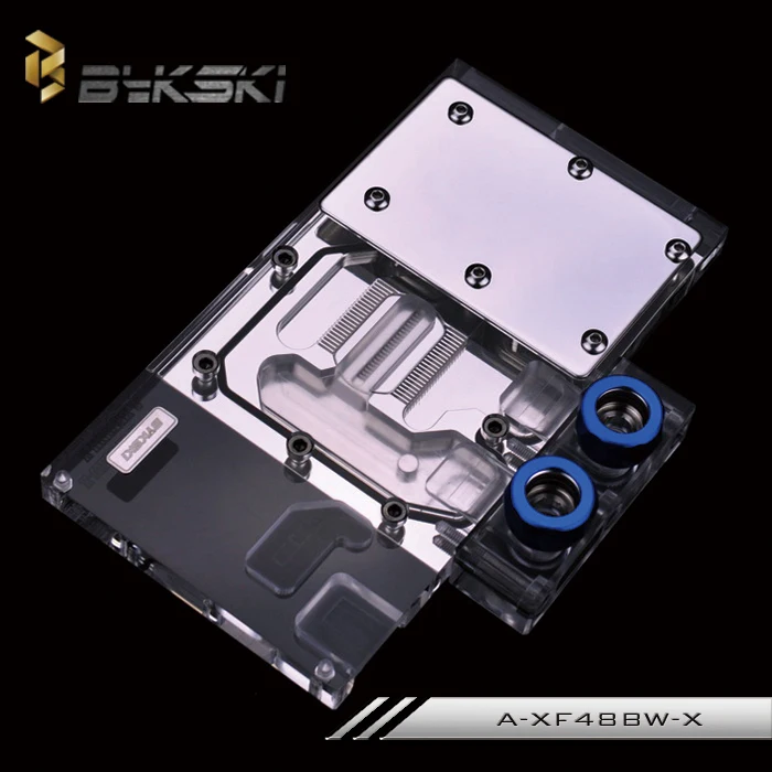 Bykski A XF48BW X GPU Блок водяного охлаждения для XFX GTS RX 480 580|Жидкостные системы