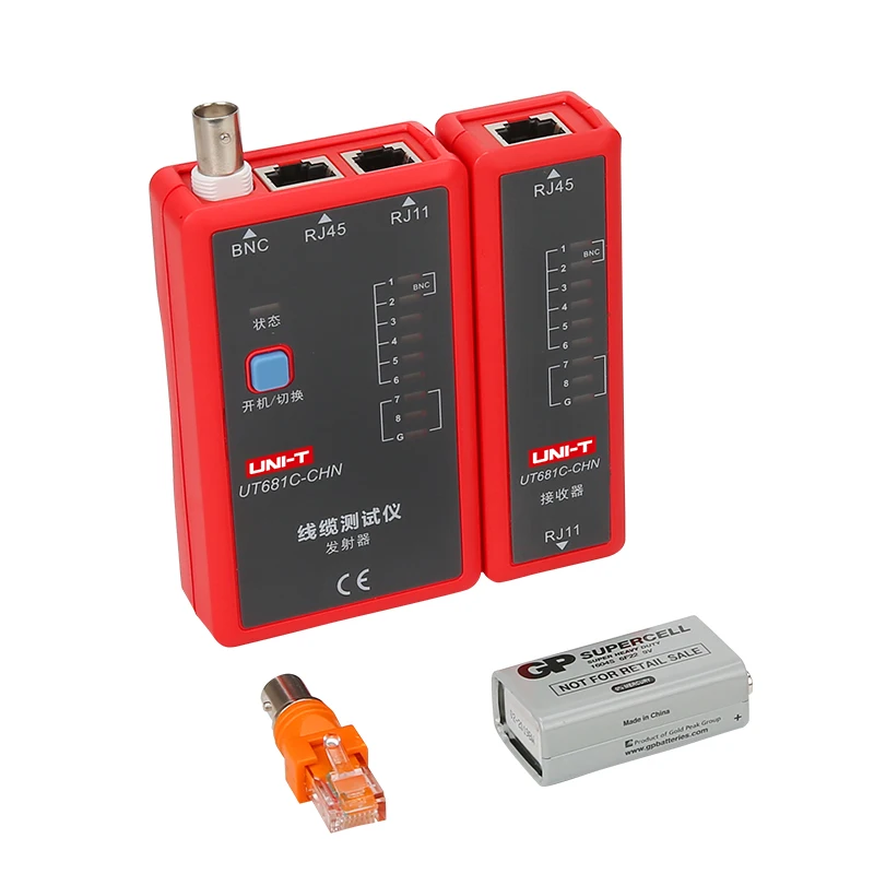 UNI T UT681C CHN провода Тесты er метр сетевой кабель блестящее полотно + Телефонная