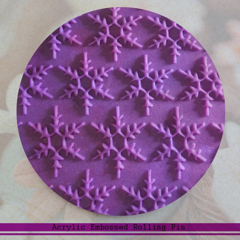 Рельефный Sugarcraft ролик для торта Снежная форма украшения Fondant Rolling Pins|Скалки и