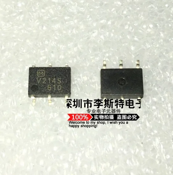 Enviar livre 50 шт V214S AQV214S SMD СОП 6 optoacoplador Оригинал Ново|Реле| |