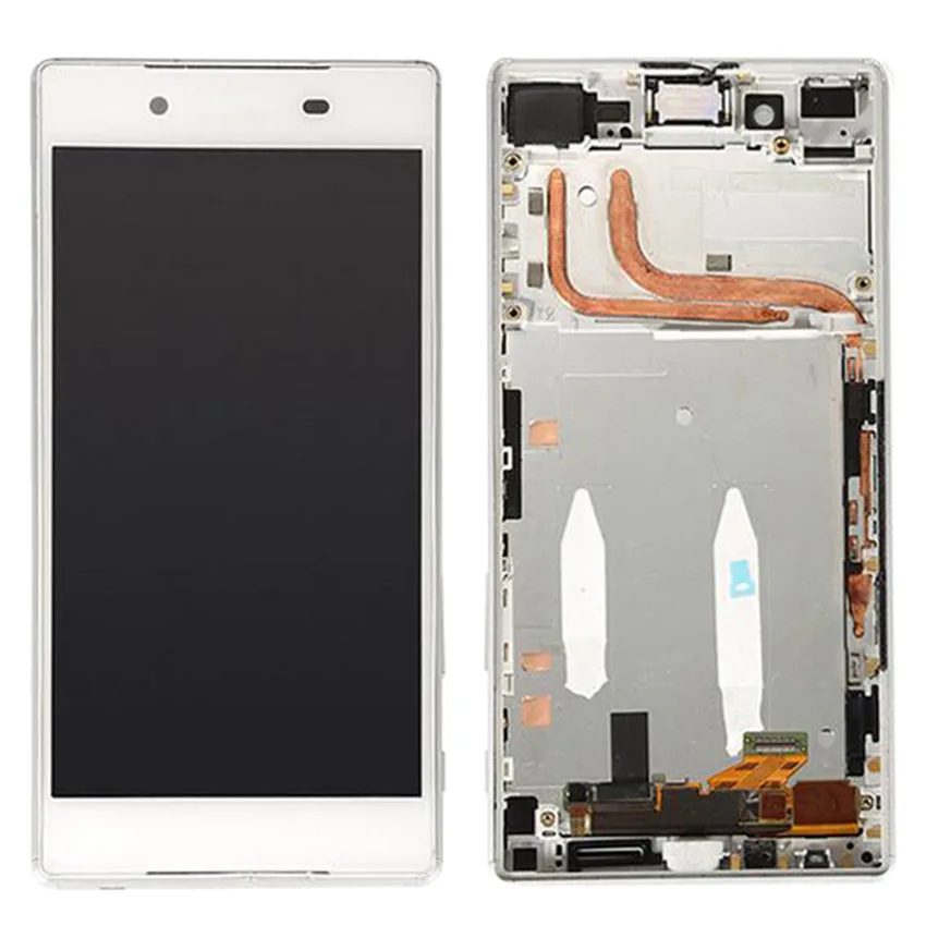 Для Sony Xperia Z5 E6653 черный белый цвет с сенсорным стеклом дигитайзер рамкой в сборе
