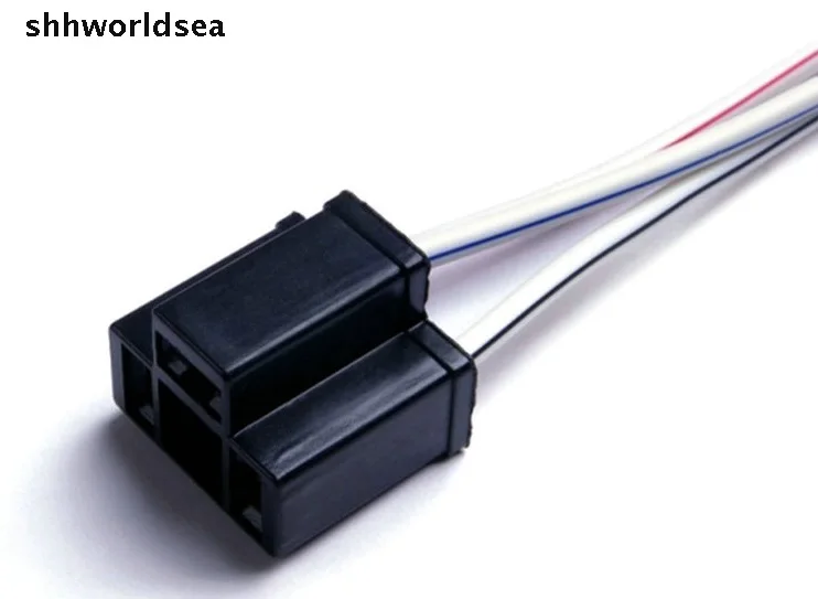 

Shhworldsea 10 шт. H4/9003 женский нейлоновый теплостойкий галогенный налобный фонарь с отверстием автомобильный разъем Подключение лампы держатель...