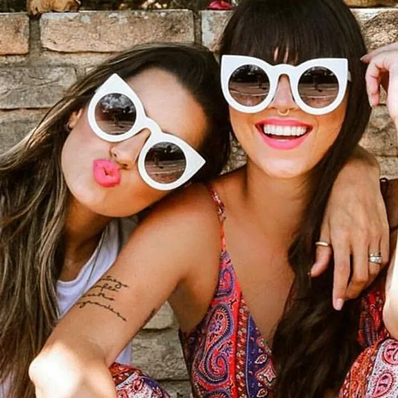 Модные женские кошачьи солнцезащитные очки для женщин UV400 Ретро стиль 2018 очки|retro