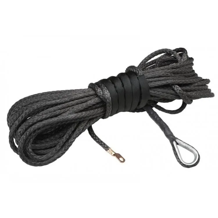 Синтетический трос лебедки 14 мм 30 метров|winch rope|synthetic winch ropeuhmwpe rope |