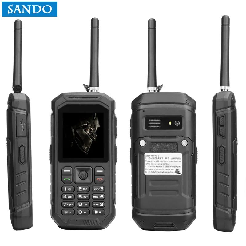 Jeasung X6 прочный функциональный телефон Walkie Talkie PTT русский Водонепроницаемый