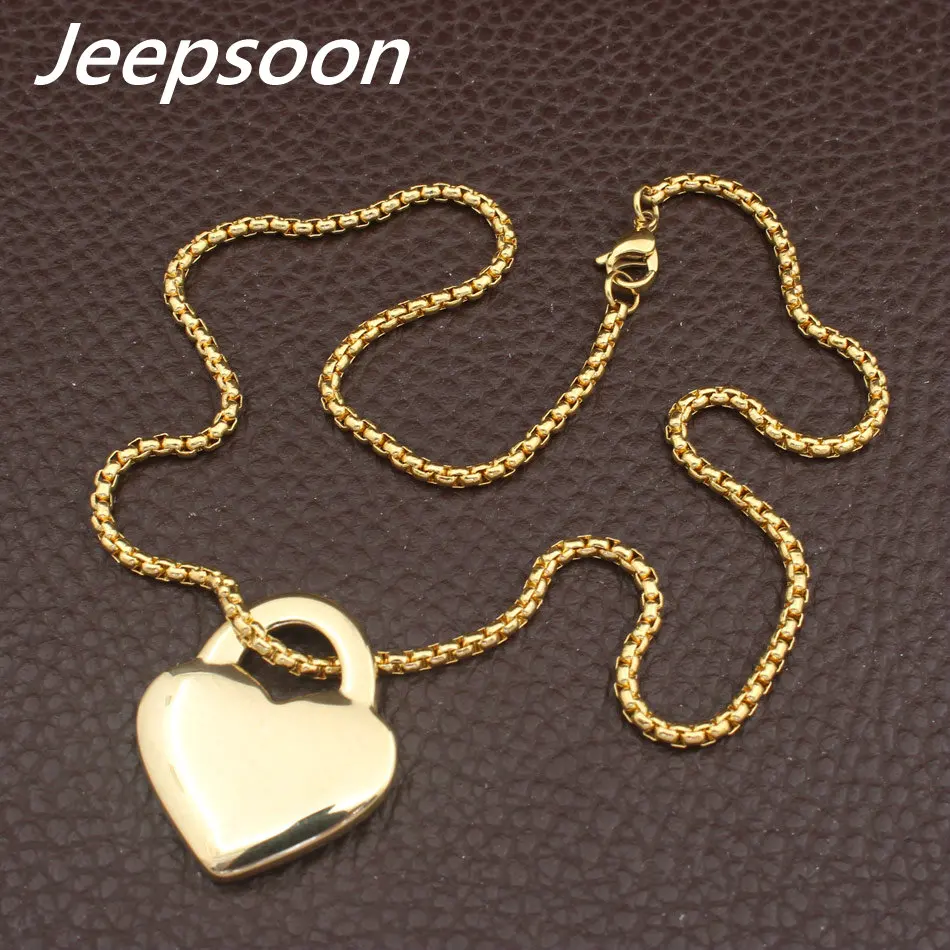 Новые ключевые Нержавеющая сталь ювелирные изделия цвет золотой Цепочки и