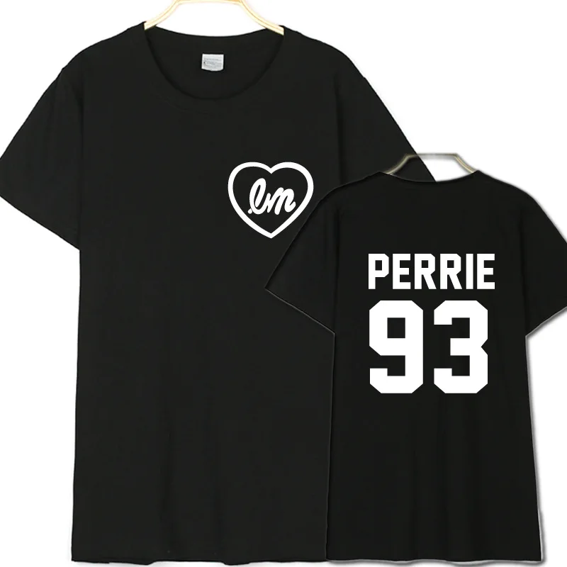 

Футболка Perrie Edwards Perrie 93 с буквенным принтом на спине, модная мужская и женская футболка, хлопковая Повседневная забавная футболка
