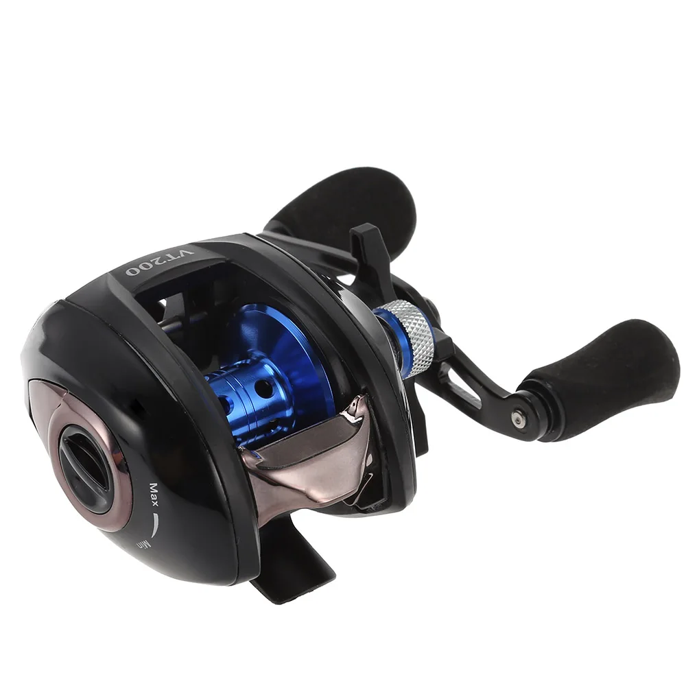 Fishing Reel Right Left Handle Gear Ratio 6.2 : 1 Bearing Quantity 13 High Speed Bait Casting 2 Colors | Спорт и развлечения
