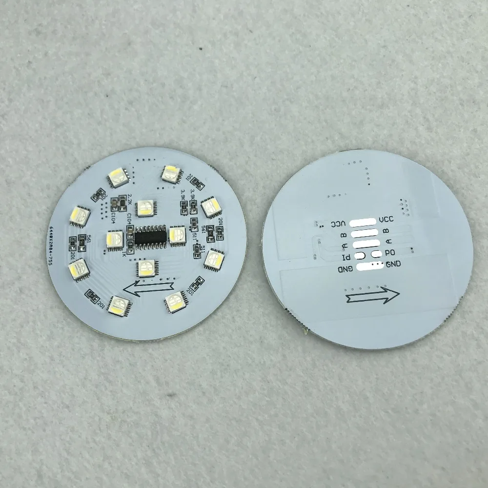 DC24V RGBW DMX512 (чип UCS512)5050 SMD адресная Пиксельная печатная плата 12 шт. светодиодов 5050 2 88
