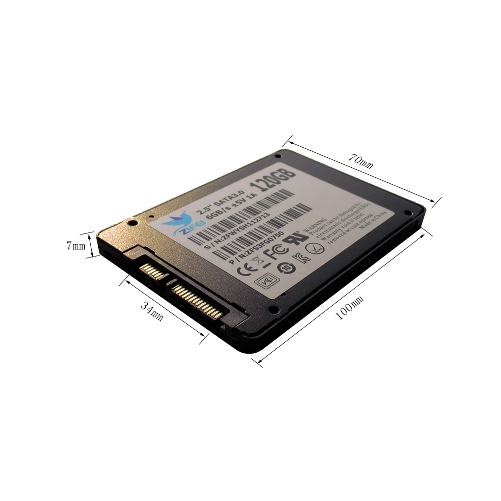 ZIFEI SSD 480 ГБ SATAIII TLC Flash HD HDD жесткий диск для вождения твердотельный|Внутренние