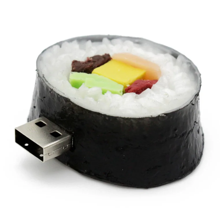 sushi SHANDIAN новая еда, Гамбургер usb флэш-накопитель креативные суши арбуз флеш-накопитель 64 Гб/32 ГБ/16 г/8 г/4 Гб карта памяти - Цвет: sushi