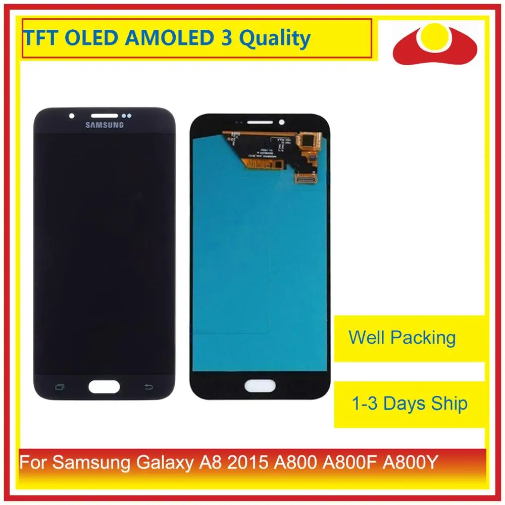 Оригинальный Для samsung Galaxy A8 2015 A800 A8000 A800F SM ЖК дисплей с сенсорным экраном
