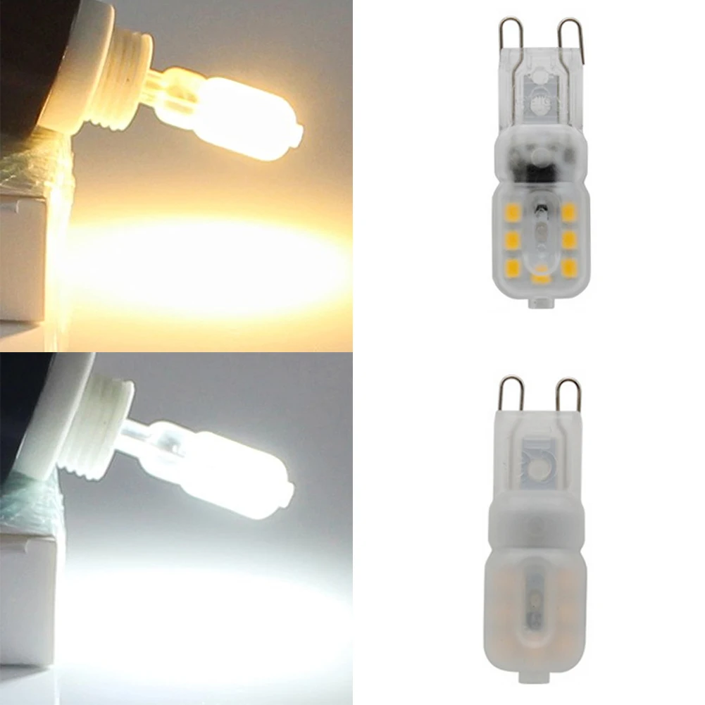 G9 светодиодный лампы 3 w/5 W Роскошные энергосбережения SMD2835 с прозрачной абажур