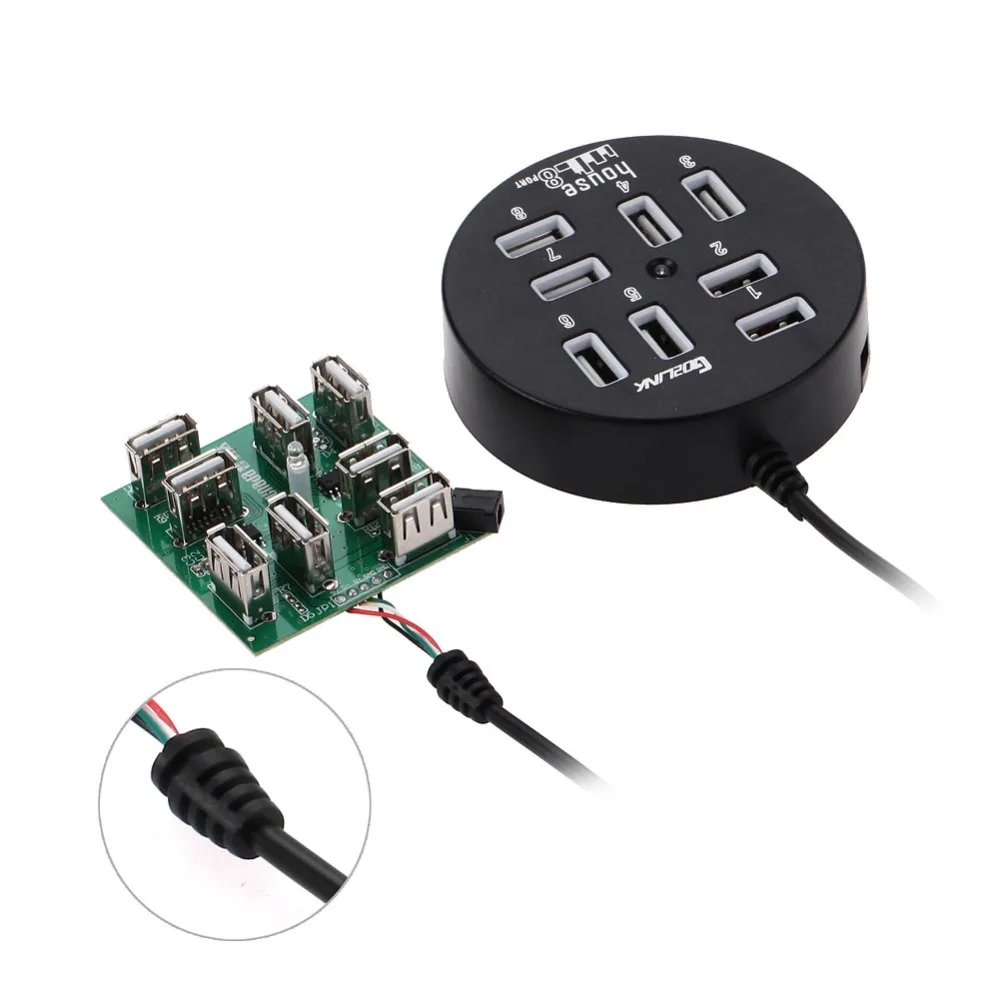 USB-разветвитель Go2linK 2 0 дюйма 8 портов Мбит/с | Компьютеры и офис