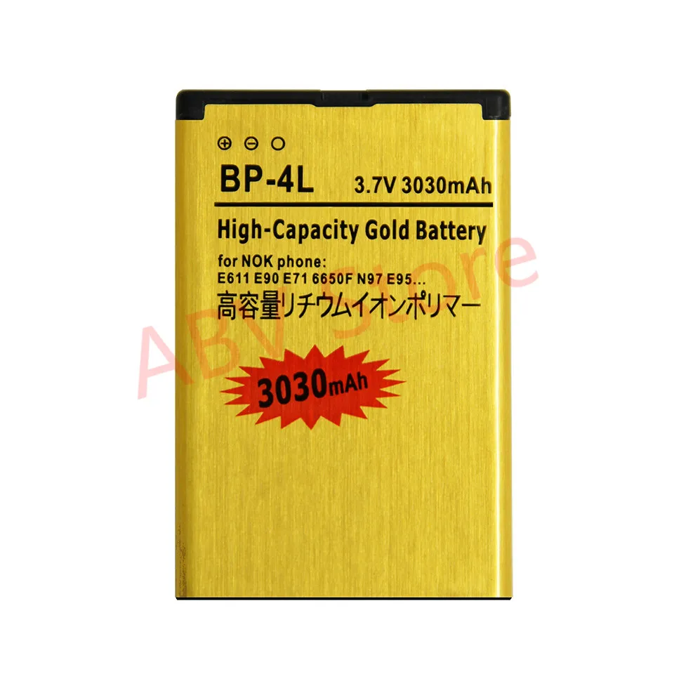 Акумуляторная батарея BP 4L BP4L мобильного телефона Батарея для NOKIA E61i E63 E90 E95 E71 6650F N97
