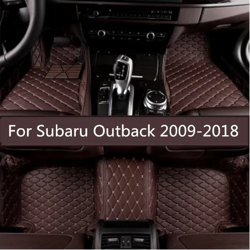 Автомобильные коврики на ножках 3D роскошные кожаные автомобильные для Subaru Outback