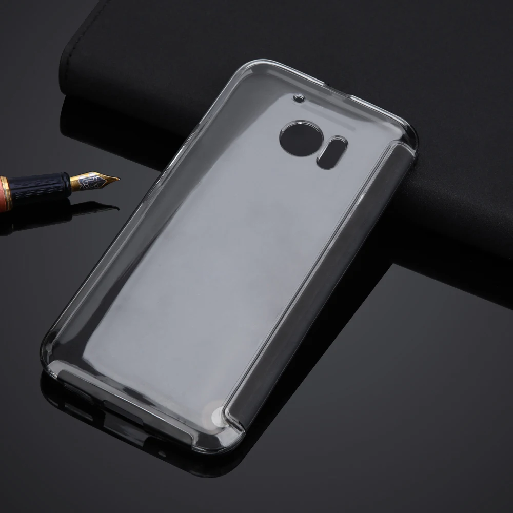 Ультратонкий умный чехол книжка из ТПУ с функцией автоматического сна для HTC 10 One
