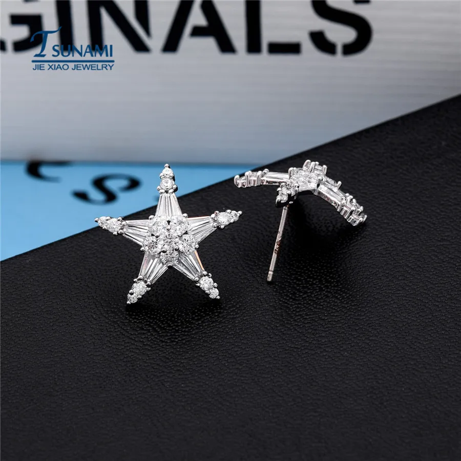 Новая модная одежда со звездным тройной кубического оксида циркония для ногтей