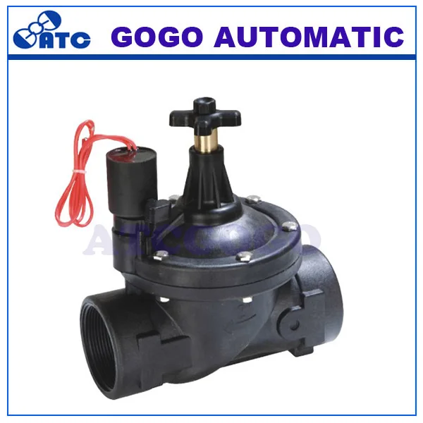 Поставка водосберегающего ирригационного клапана 2 сторонний пластиковый