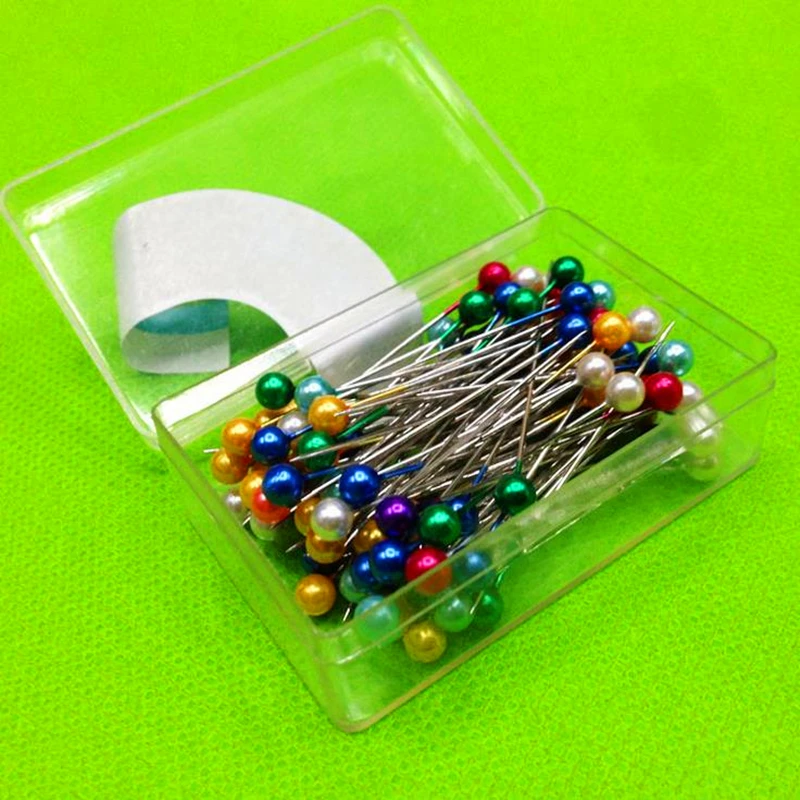 DoreenBeads 100 шт./упак. цветные круглые штифты для одежды изготовления платьев шитья