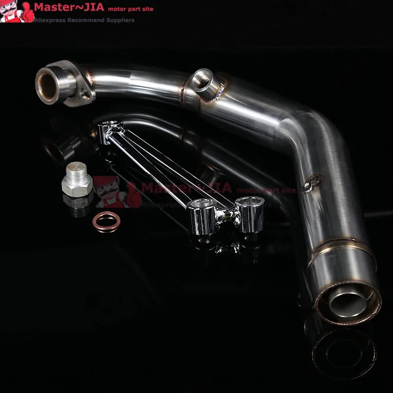YW125 ZUMA125 BWS150 BWS125 средняя выхлопная труба мотоцикла глушитель выхлопных газов для Yamaha BWS 125 150 ZUMA125 YW125