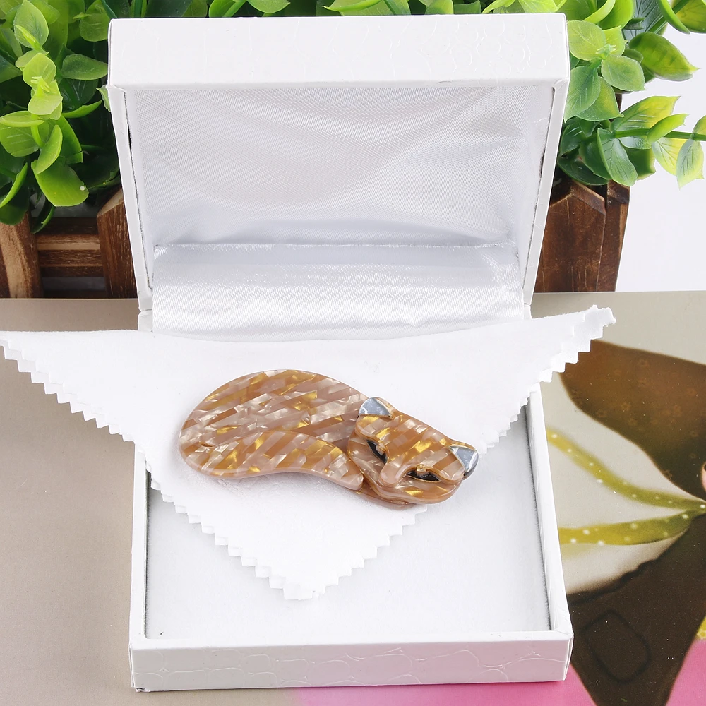 Женская/женская брошь из акриловой смолы в виде кошки | Украшения и аксессуары