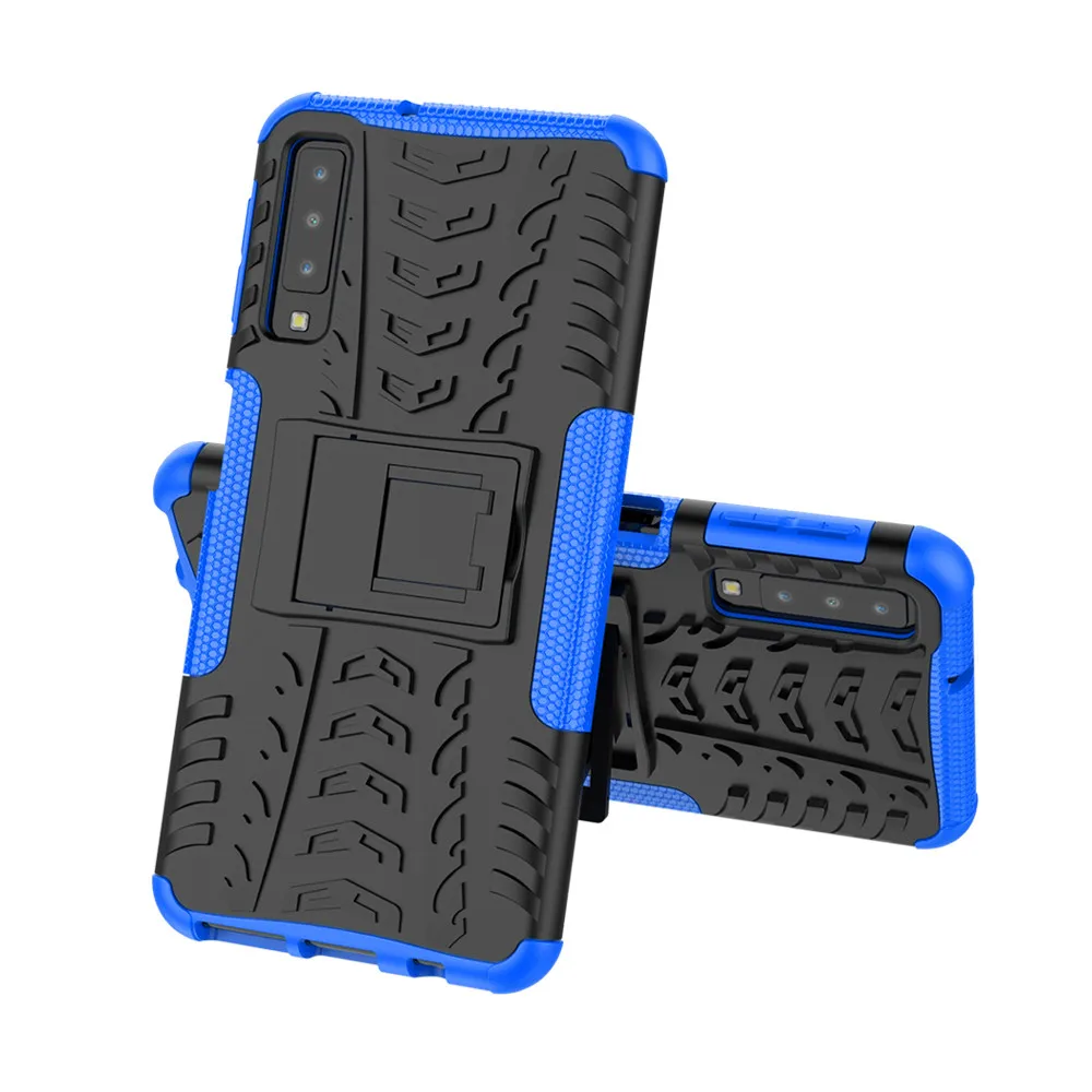 

For SAMSUNG Galaxy A7 A9 2018 A9 Star Cover Case Armor Silicone Rugged Hard Plastic Case For Galaxy A8 2018 Plus With Holder