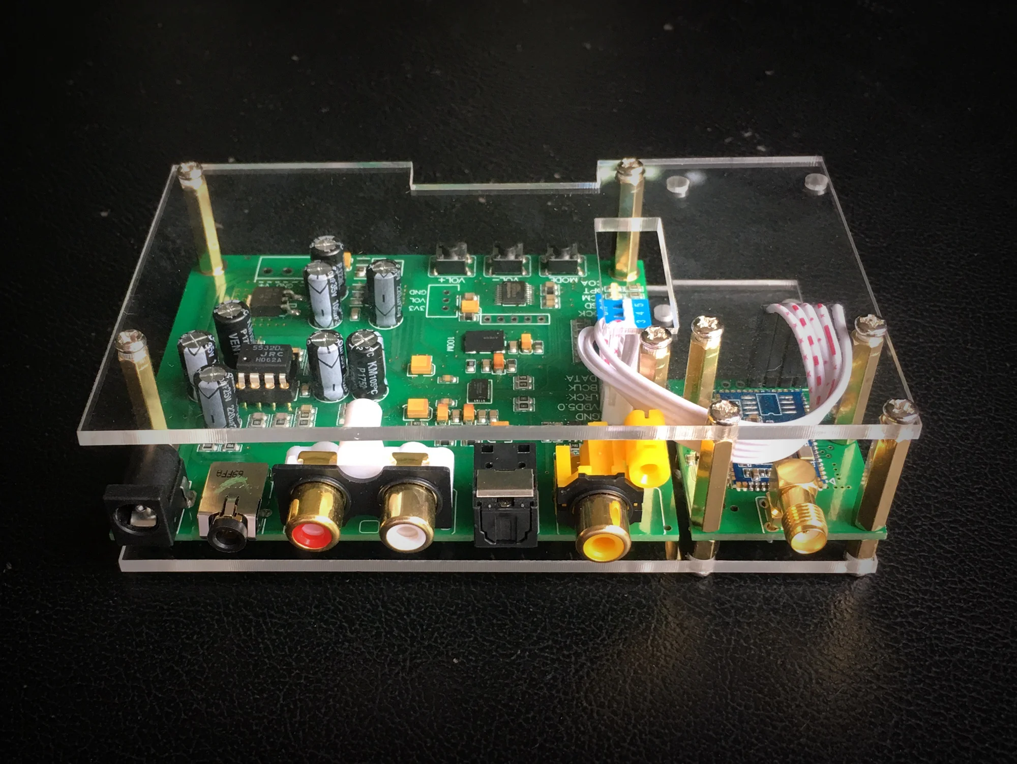 ES9038Q2M DAC I2S SPIDF декодер плата CSR8675 Aptx hd Bluetooth 5 модуль|Запчасти для кондиционера| |