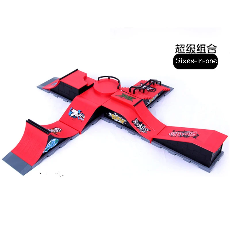 Модель B Finger скейтборд парк/скейтборд парк запчасти для Tech Deck Fingerboard и Board | Игрушки