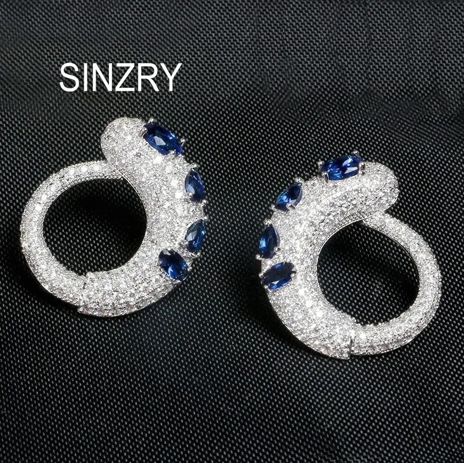 Серьги гвоздики геометрической формы SINZRY модные Популярные|Серьги-гвоздики| |